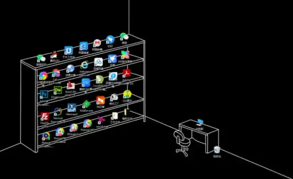 治愈强迫症患者的一款PC桌面壁纸